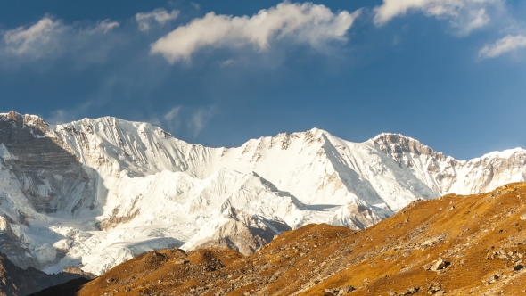 Mountains Cho Oyu, Himalayas, Nepal.