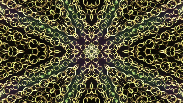 Golden Chains Kaleidoscope alt