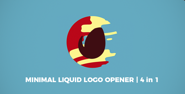 Minimal Liquid Logo Opener. 4 in 1 alt