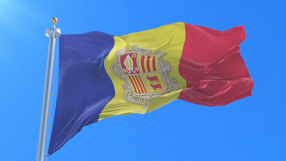 Andorra Flag Waving