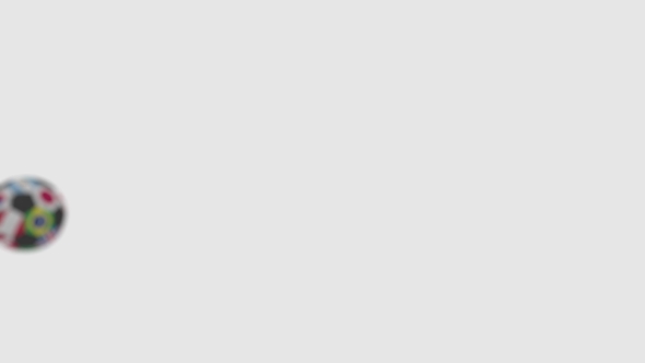 Rolling Football Ball Featuring Different National Teams Accents Flag of Poland alt