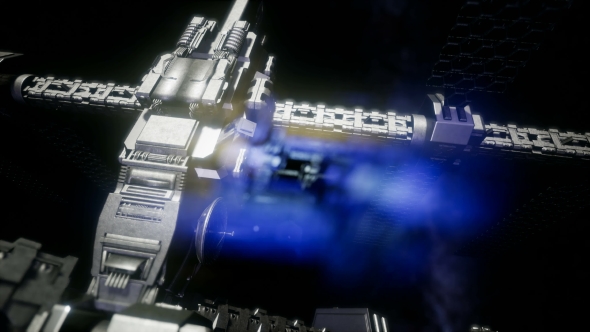 Spaceship Travelling Through the Universe alt