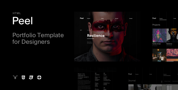 Peel - Portfolio Template For Creatives