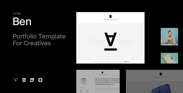 Ben - Creative Portfolio HTML Template