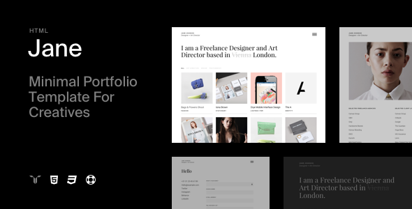 Jane - Responsive HTML5 Portfolio Template