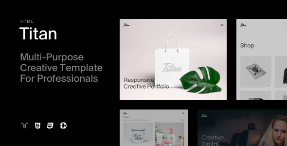 Titan - Creative HTML5 Template