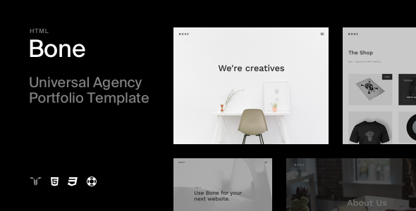 Bone - Responsive Agency Portfolio HTML Template