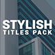 Stylish Titles - VideoHive Item for Sale