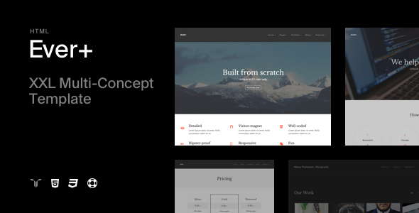 Ever+ | Responsive Multi-purpose HTML Template