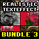 Ultra Realistic Text Effect Bundle Vol.3 - GraphicRiver Item for Sale