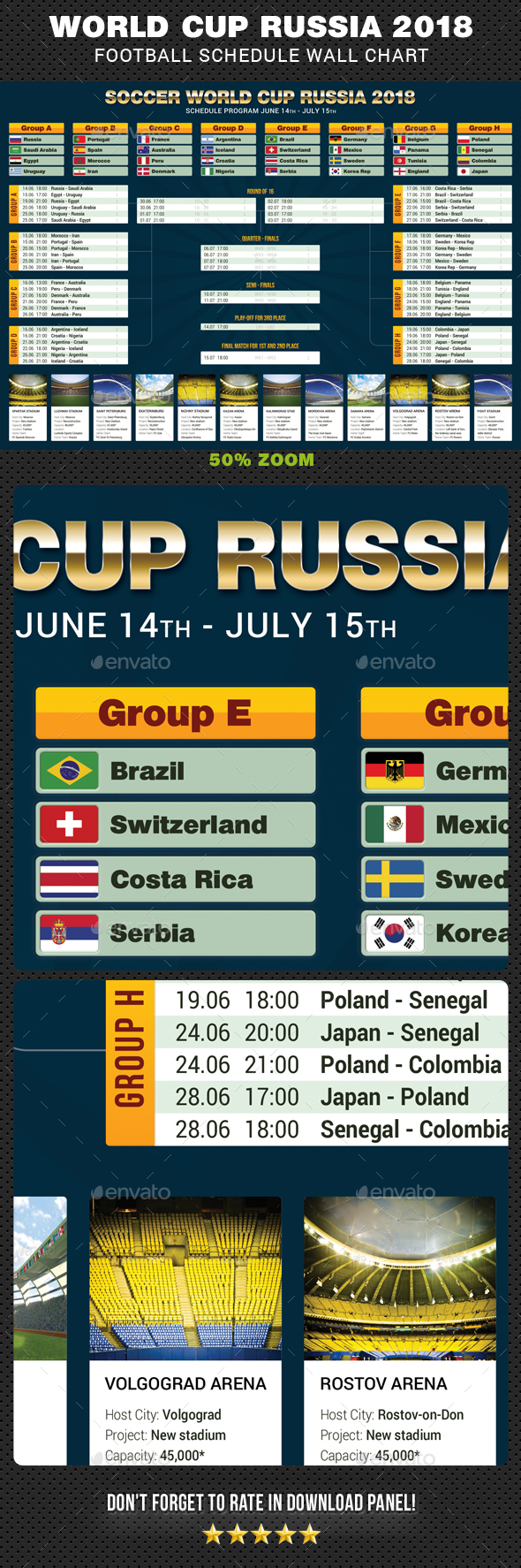 World Cup 2018 Wall Chart Free