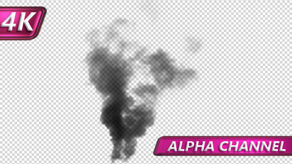 Black Smoke from a Fire alt