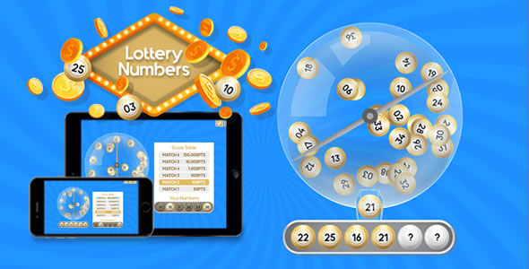 Numery loterii - gra HTML5