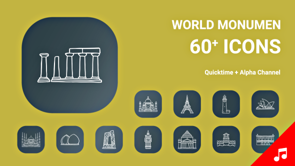 World Monument Icons