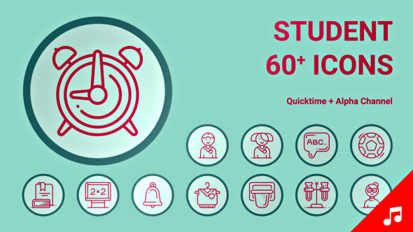 School Lesson Student Education University College Animation