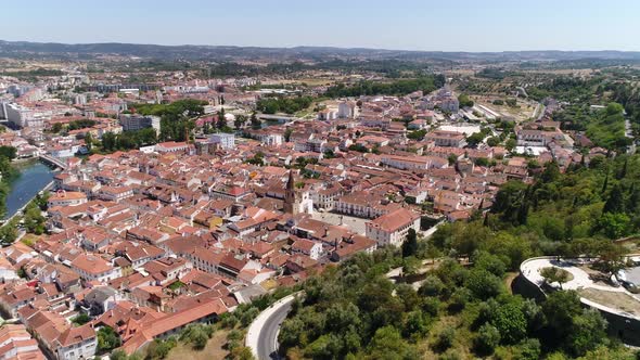 Tomar City Aerial View