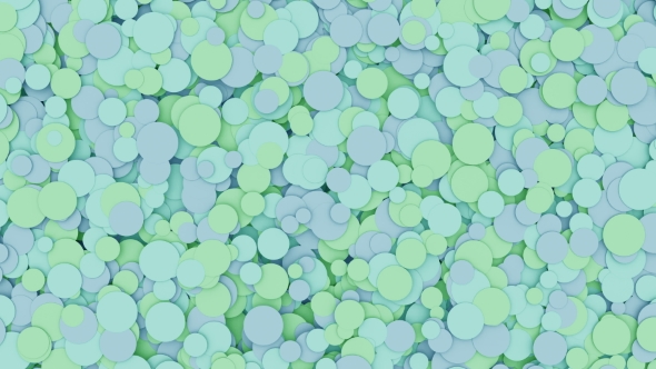 Blue and Green Pastel Colored Confetti alt