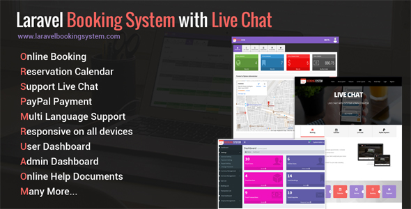 Laravel Booking System with Live Chat - Appointment Booking Calendar