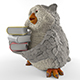 academic owl - 3DOcean Item for Sale