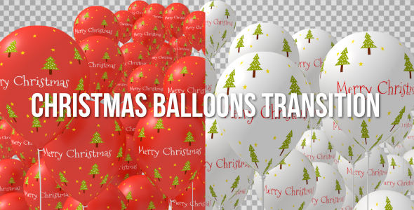 Christmas Balloons Transition