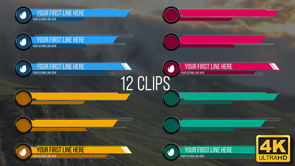 Rings Lower Thirds (4K)