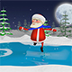 Santa on the Skates - VideoHive Item for Sale