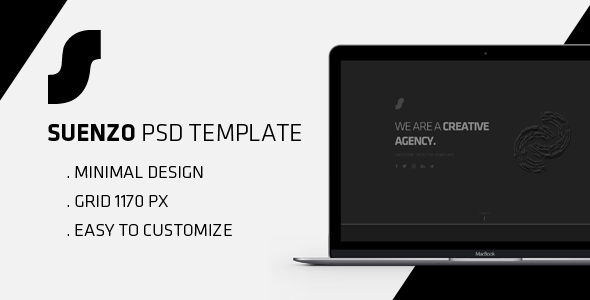 Suenzo - Portfolio PSD Template