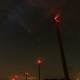Wind Turbines Generating Clean Power with Milky Way - VideoHive Item for Sale
