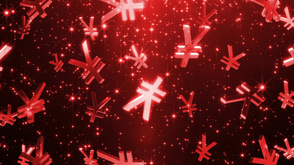 3D Japanese Yen Symbols alt