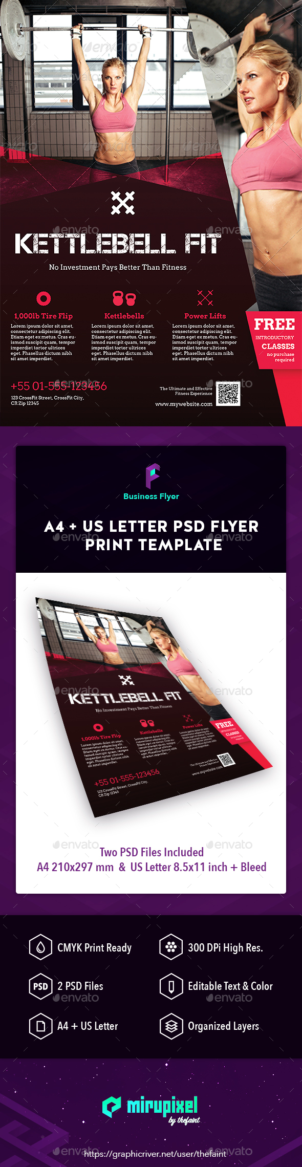Business Flyer - Kettlebell Fit