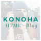 Konoha - Clean & Elegant Blog Template - ThemeForest Item for Sale