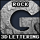 3D Rock Lettering - GraphicRiver Item for Sale