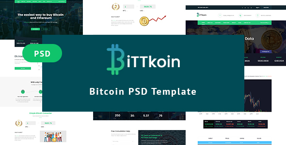 biTTkoin- Bitcoins PSD Template