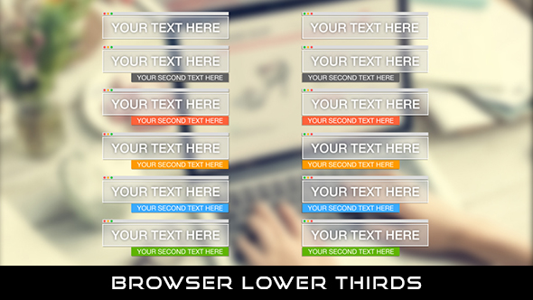 Browser Lower Thirds