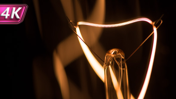 Tungsten Filament Is Heated