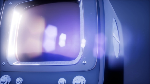 Retro TV on Blue Sky  alt