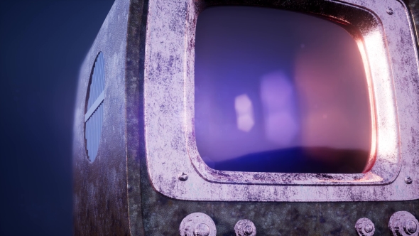 Retro TV on Blue Sky alt