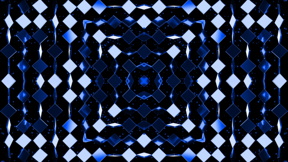 3D Blue Kaleidoscope alt