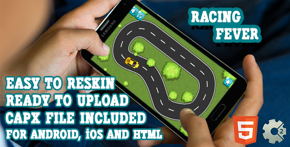 Racing Fever - HTML5 Game + Mobile Version! (Construct-2 CAPX)