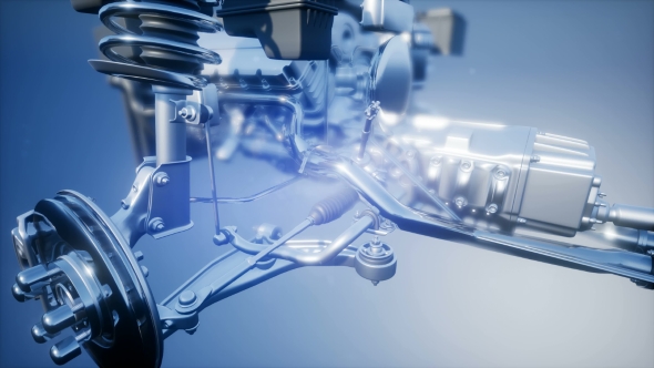 Detailed Car Engine and Other Parts alt