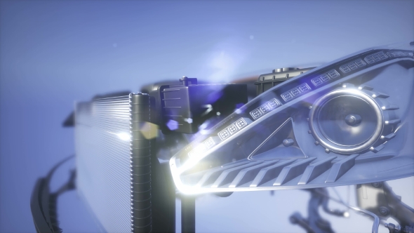 Detailed Car Engine and Other Parts alt