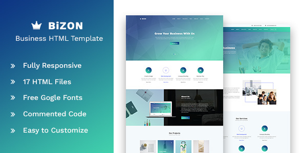 Bizon - Business and Agency HTML Template
