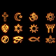 12 Religious Symbols - VideoHive Item for Sale