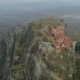 Aerial View of the Meteora Rocky Landscape and Monasteries in Greece. - VideoHive Item for Sale
