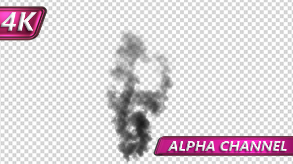 Black Smoke Rushes Upwards