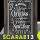 Holiday Chalkboard Design - GraphicRiver Item for Sale