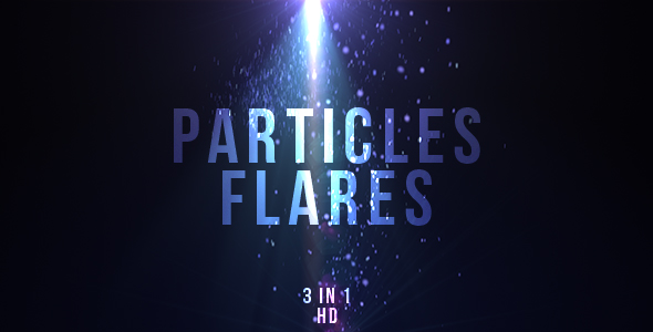 Blue Particles Flares alt
