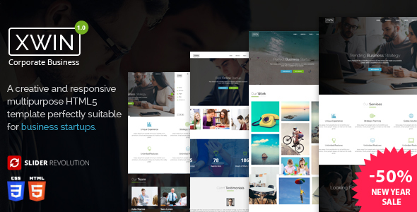 Xwin - Corporate Business HTML5