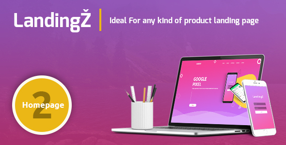 Landingz – One Page App and Product Landing Html Template