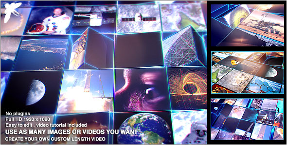 Mosaic Block Reveal - Tech alt